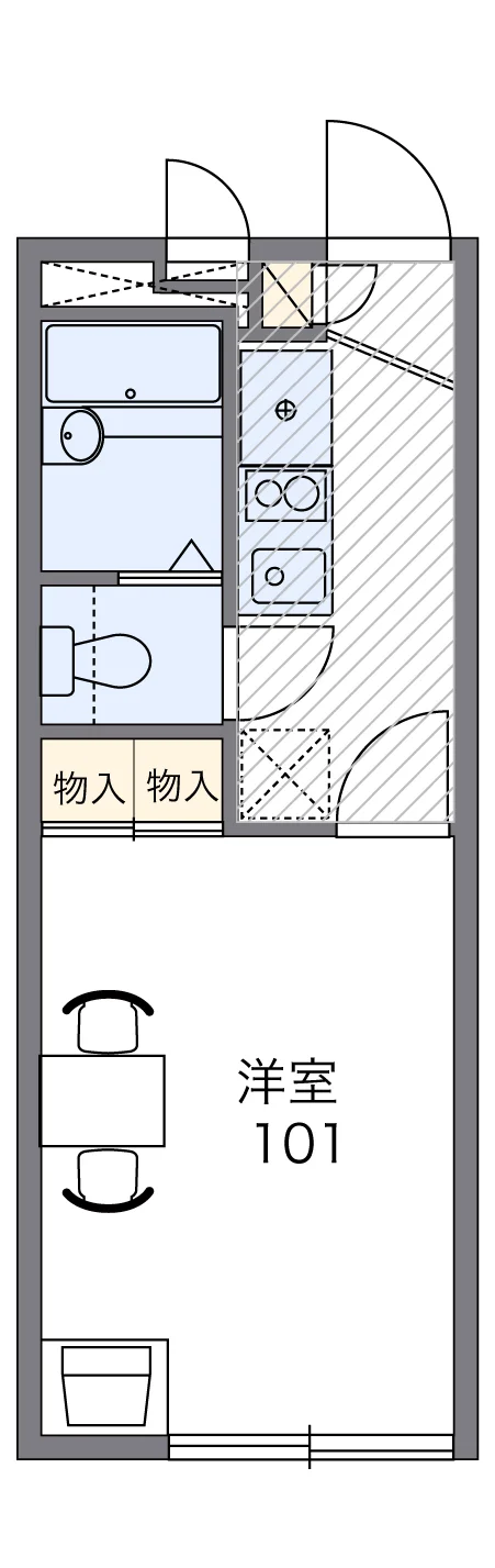 代表的な間取のため実際の間取とは異なる場合があります