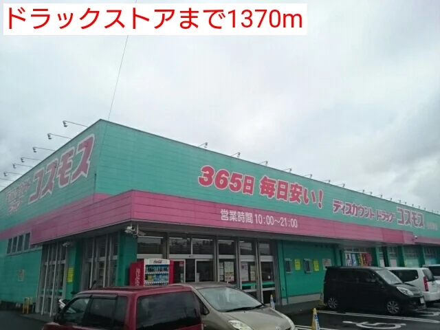ドラッグストアまで1370m