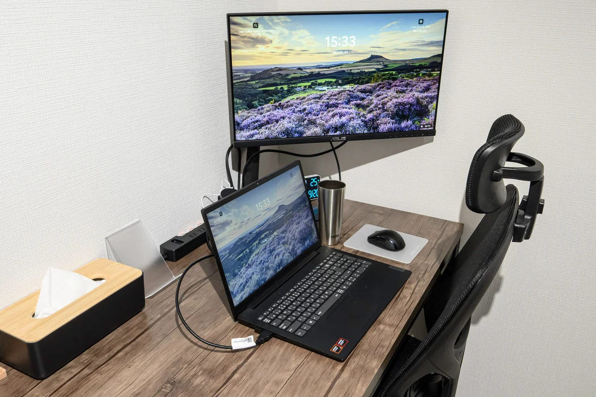 ワーキングスペース完備（PC/マウスはございません）