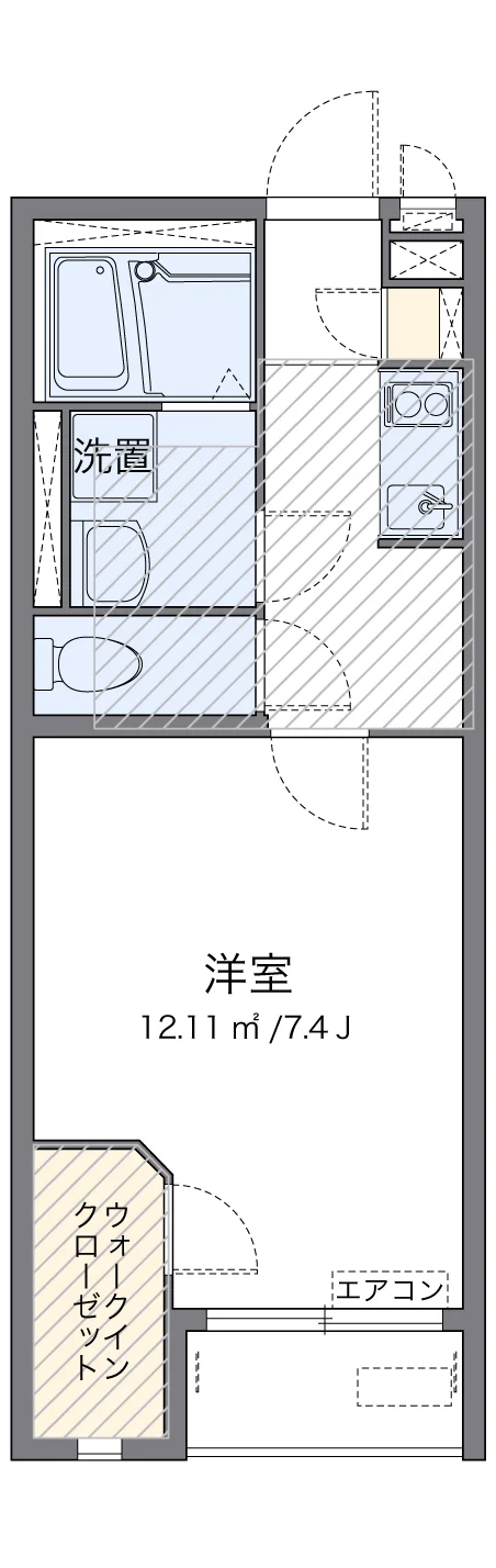 代表的な間取のため実際の間取とは異なる場合があります