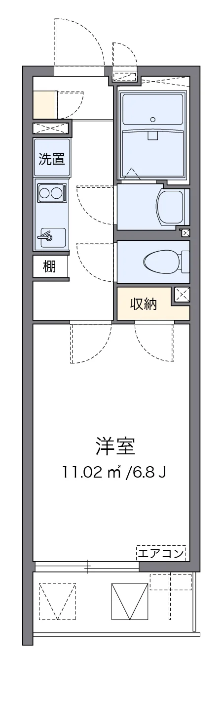 代表的な間取のため実際の間取とは異なる場合があります