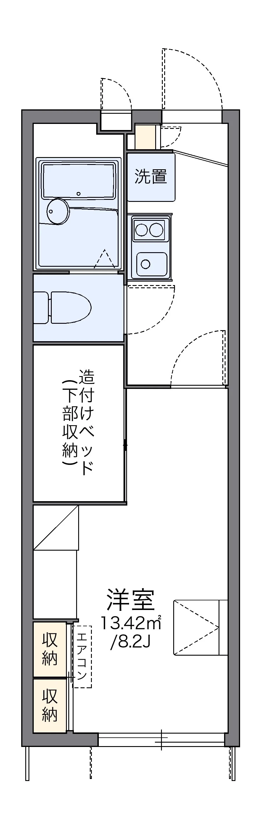 代表的な間取のため実際の間取とは異なる場合があります