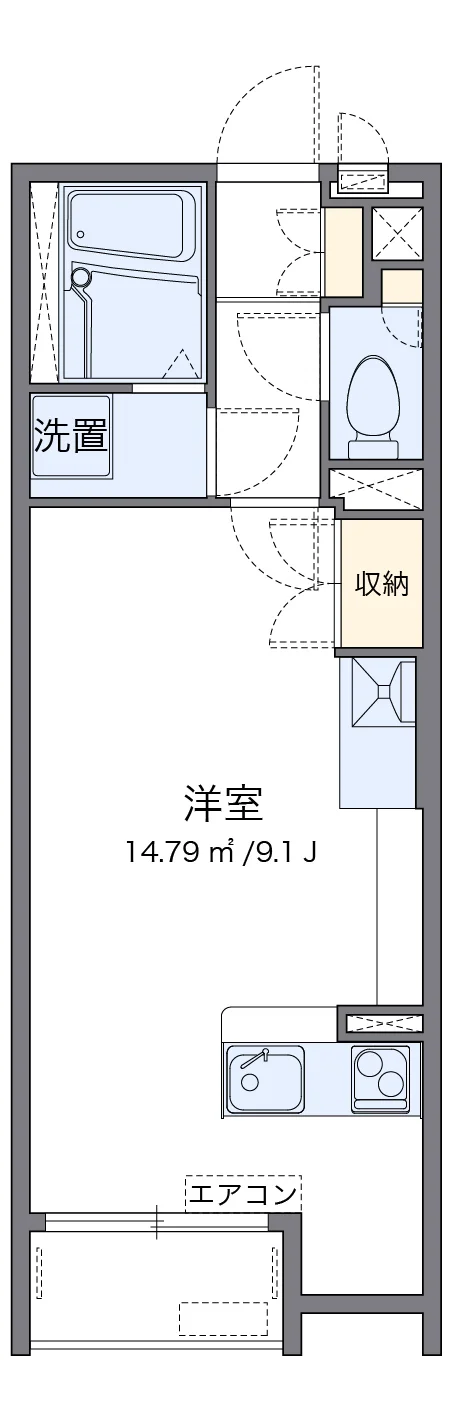 代表的な間取のため実際の間取とは異なる場合があります