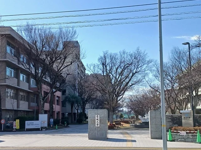 愛媛大学様まで1100m