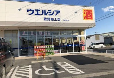 ウエルシア佐野植上店まで750m