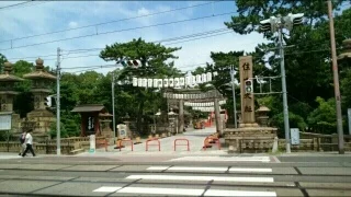 住吉大社まで600m