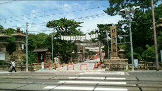 住吉大社まで600m