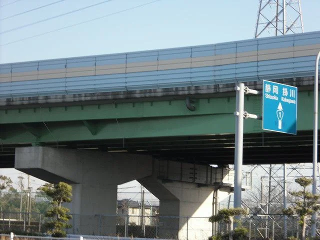 袋井バイパス 久能ＩＣまで750m
