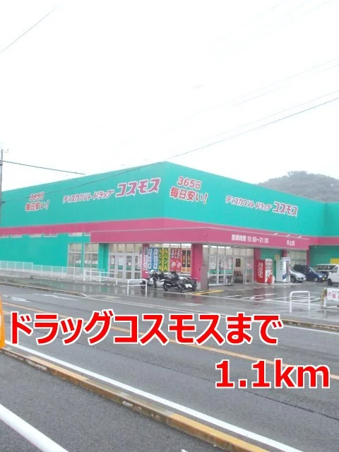 ドラッグコスモスまで1100m