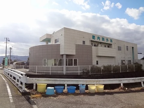 乾内科外科様まで450m