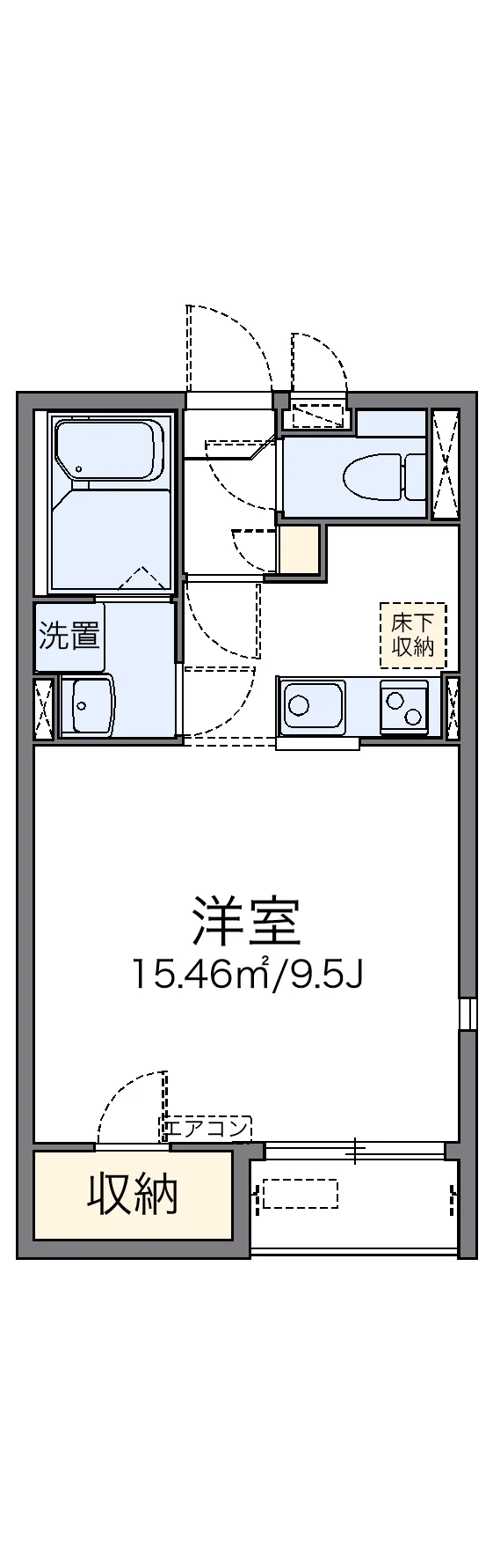 代表的な間取のため実際の間取とは異なる場合があります