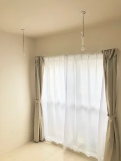 室内物干し金具付き