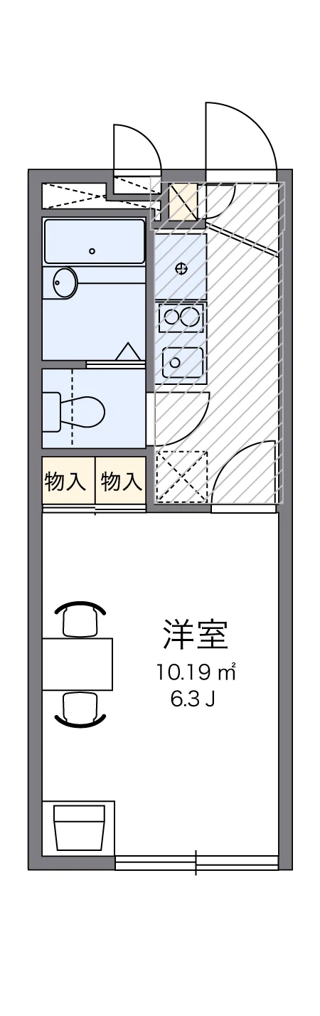 代表的な間取のため実際の間取とは異なる場合があります
