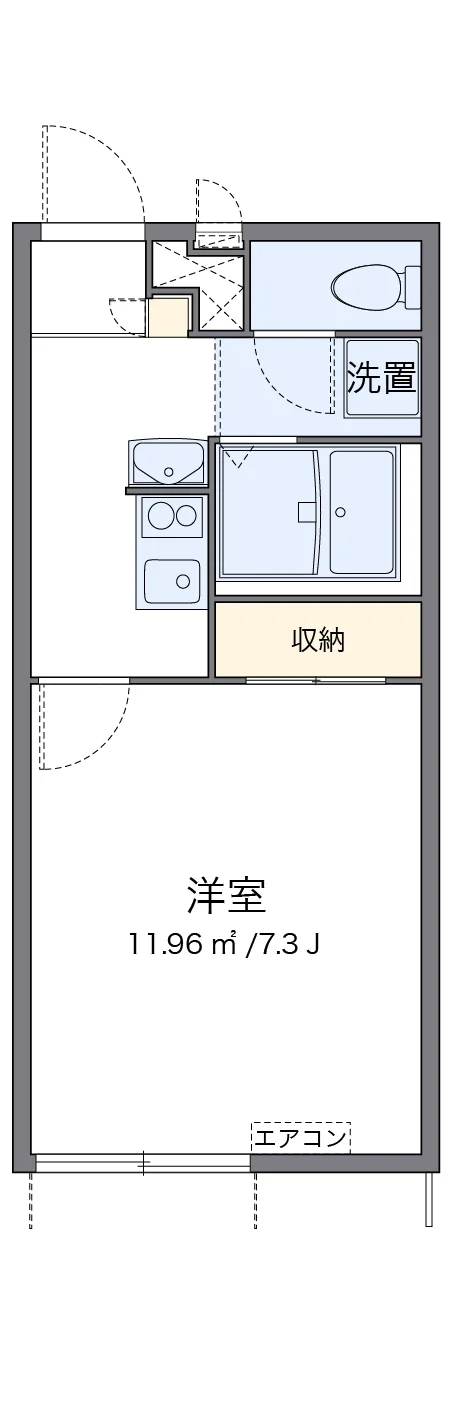 代表的な間取のため実際の間取とは異なる場合があります