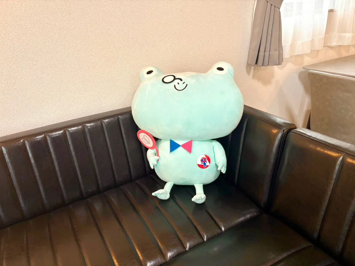 エスリード賃貸のマスコットキャラクター『ケロ坊』も皆様のご利用お待ちしております♪