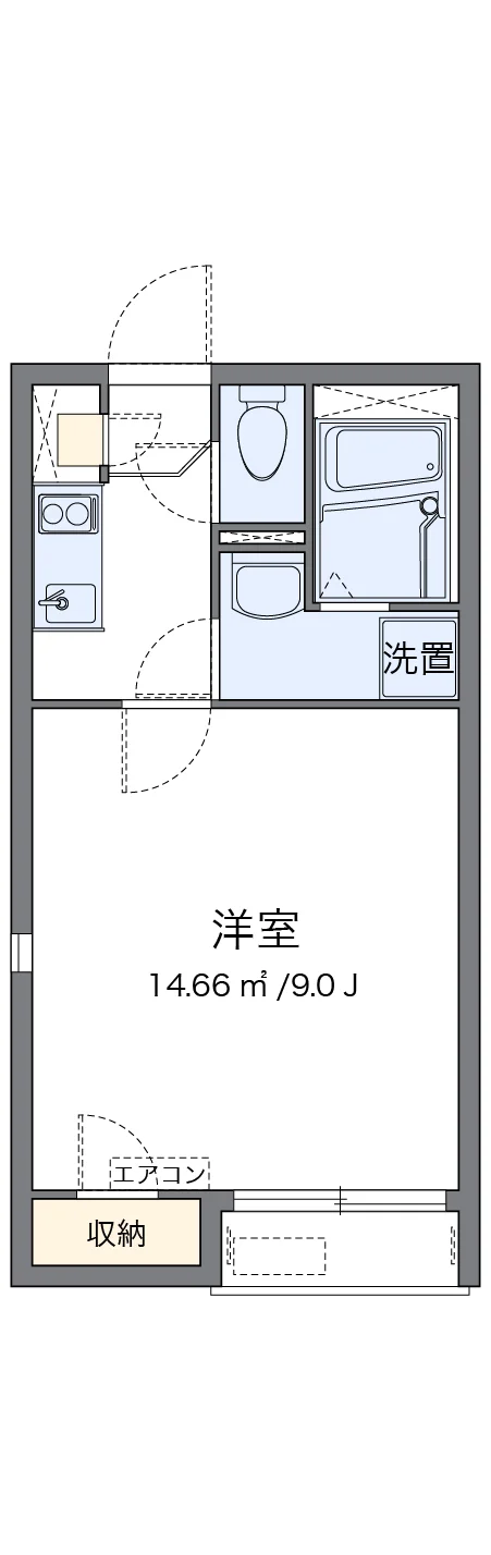 代表的な間取のため実際の間取とは異なる場合があります