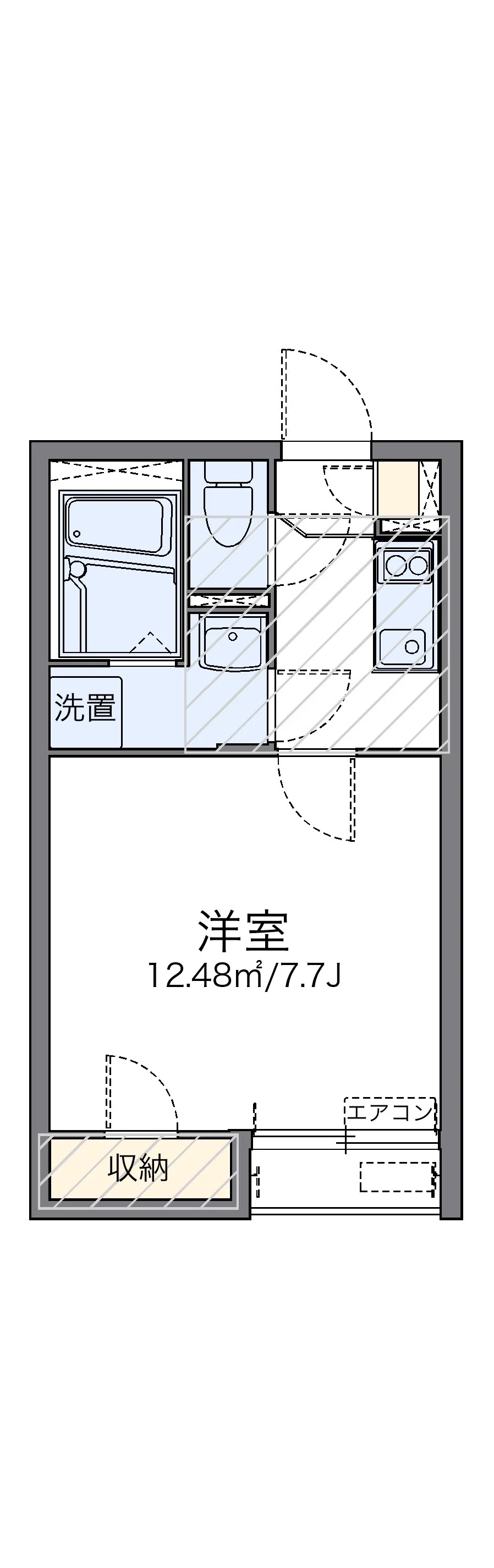 代表的な間取のため実際の間取とは異なる場合があります