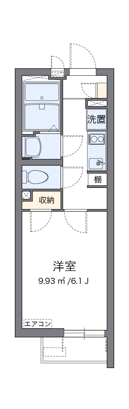 代表的な間取のため実際の間取とは異なる場合があります