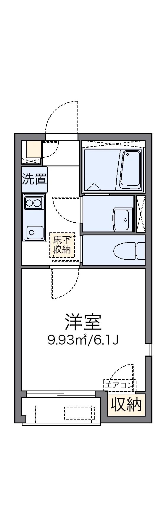 代表的な間取のため実際の間取とは異なる場合があります