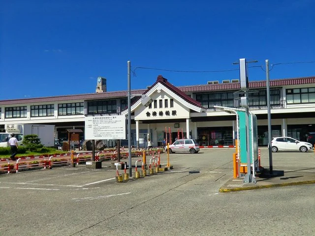会津若松駅まで2800m