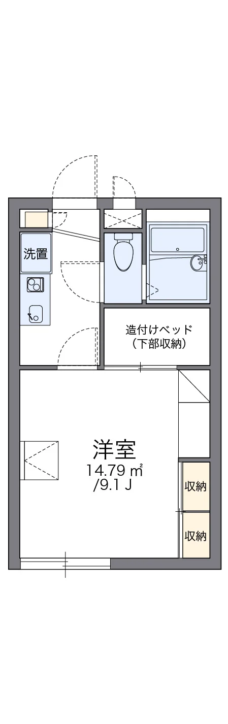 代表的な間取のため実際の間取とは異なる場合があります