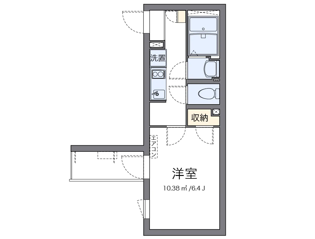 代表的な間取のため実際の間取とは異なる場合があります