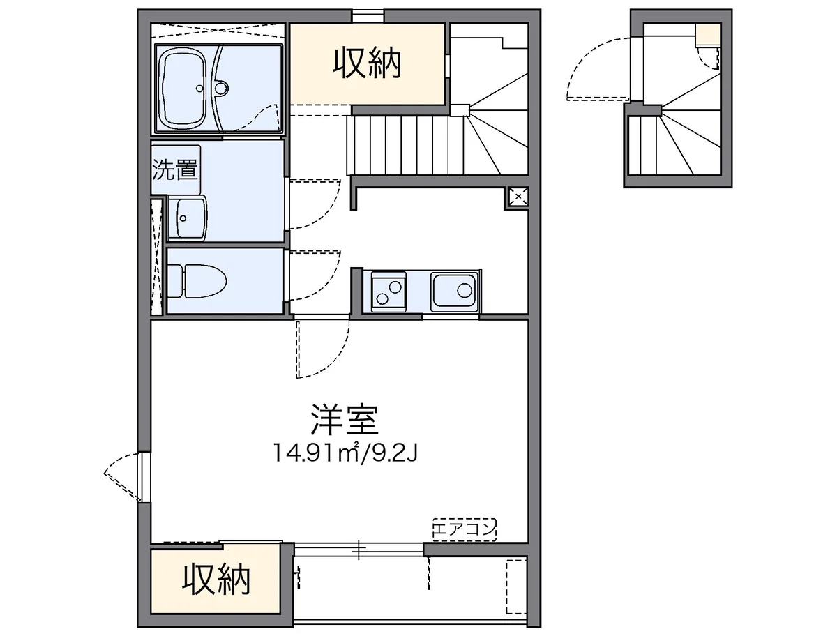 代表的な間取のため実際の間取とは異なる場合があります