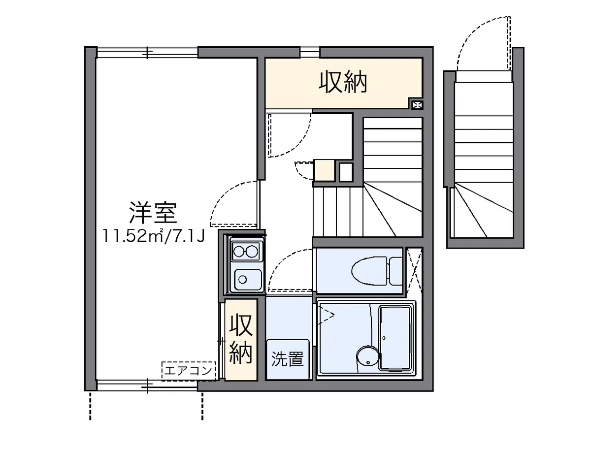 代表的な間取のため実際の間取とは異なる場合があります
