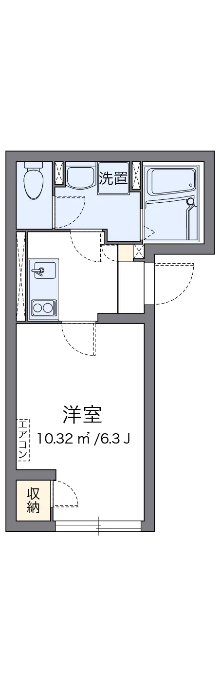 代表的な間取のため実際の間取とは異なる場合があります