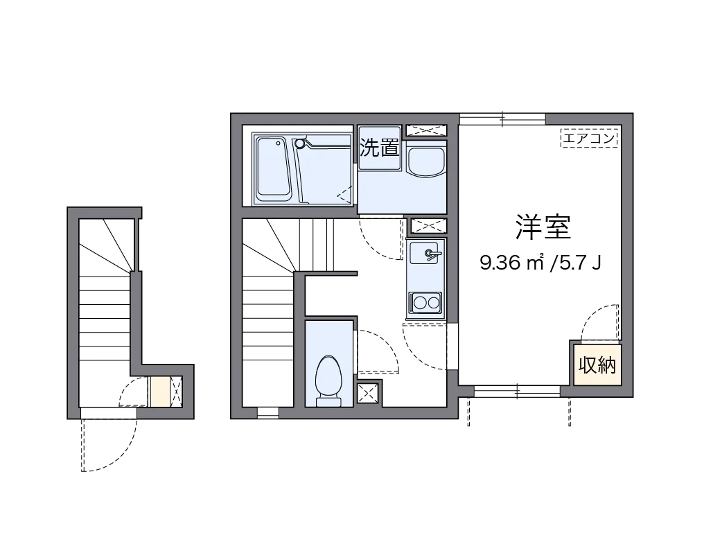 代表的な間取のため実際の間取とは異なる場合があります