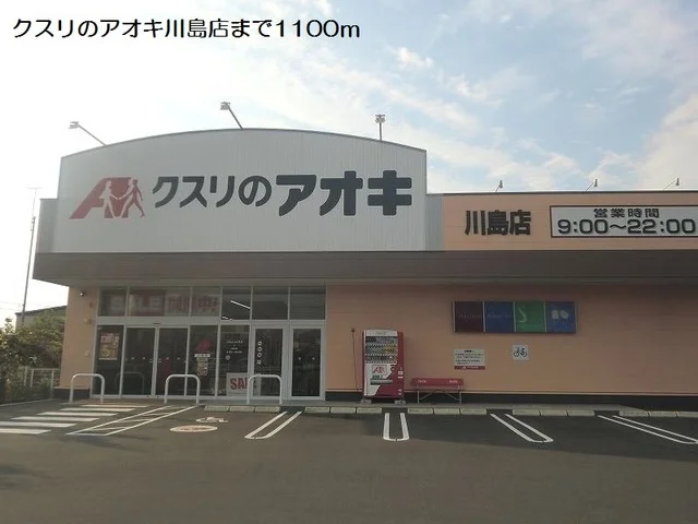 クスリのアオキ川島店まで1100m