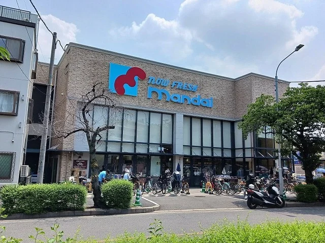 万代様まで650m