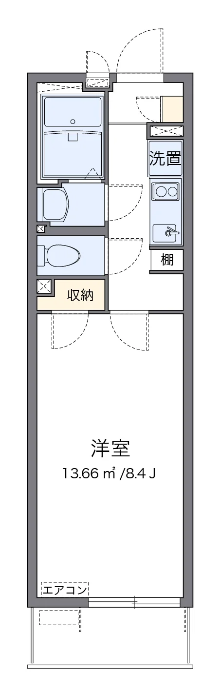 代表的な間取のため実際の間取とは異なる場合があります
