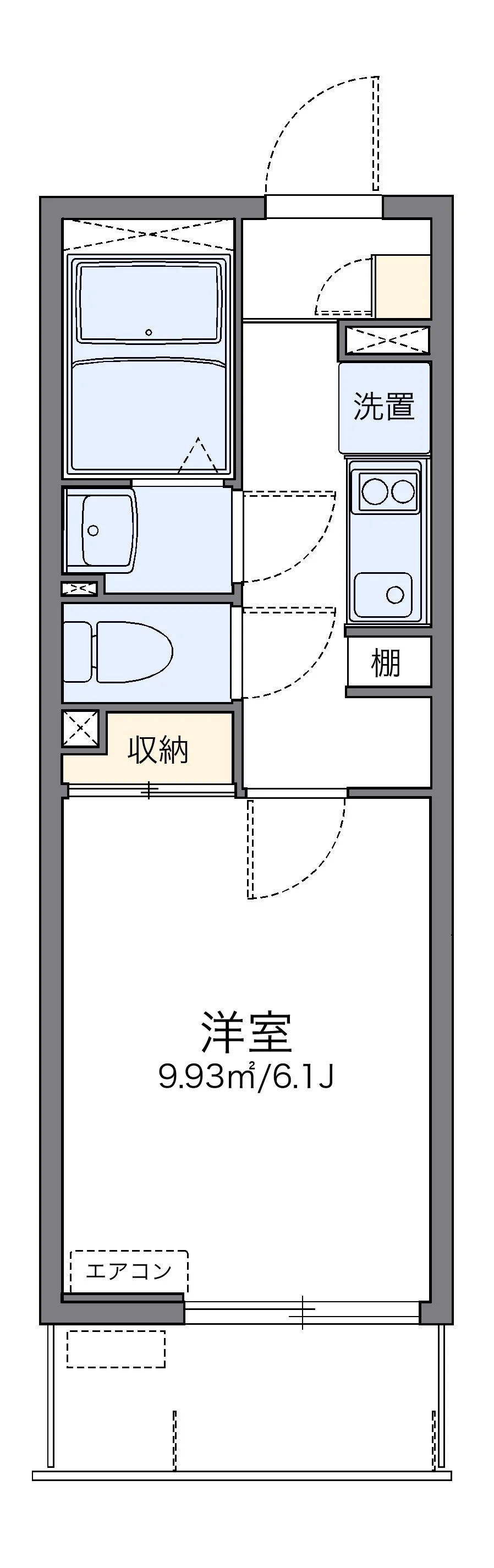 代表的な間取のため実際の間取とは異なる場合があります