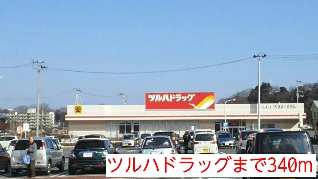 ツルハドラッグまで340m