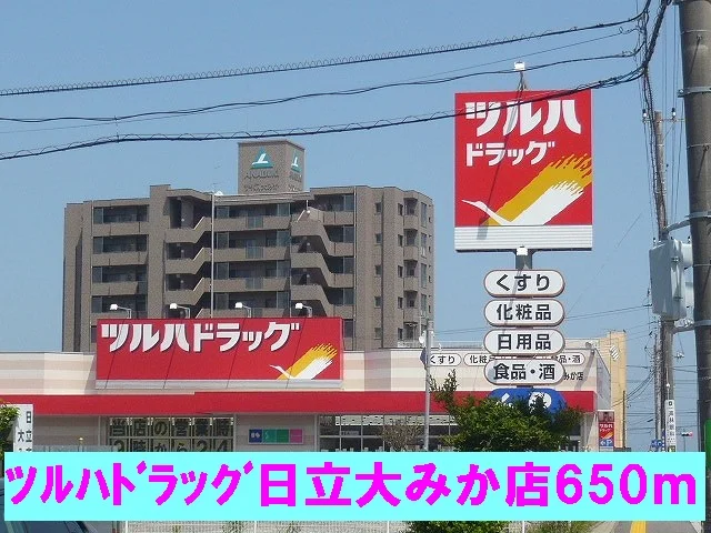 ツルハドラッグ日立大みか店まで650m