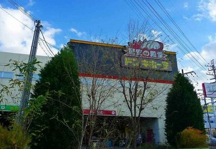 ドン・キホーテまで1100m