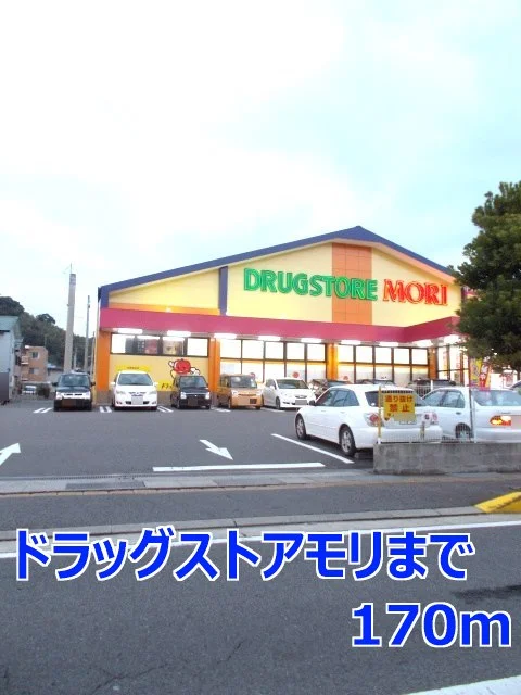 ドラッグストアモリまで170m