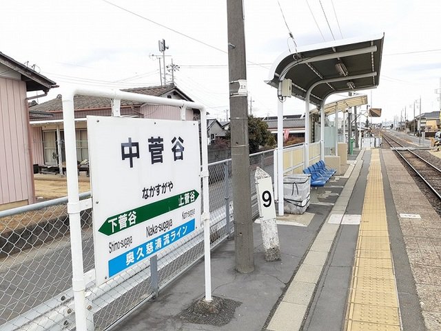 中菅谷駅まで850m