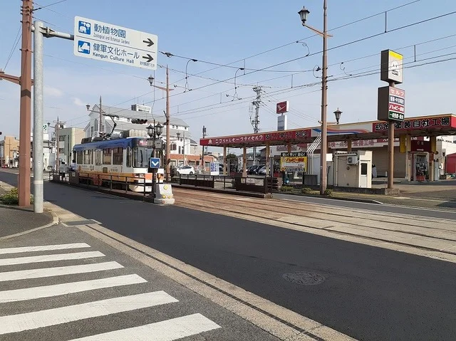 市電・健軍交番前電停まで880m