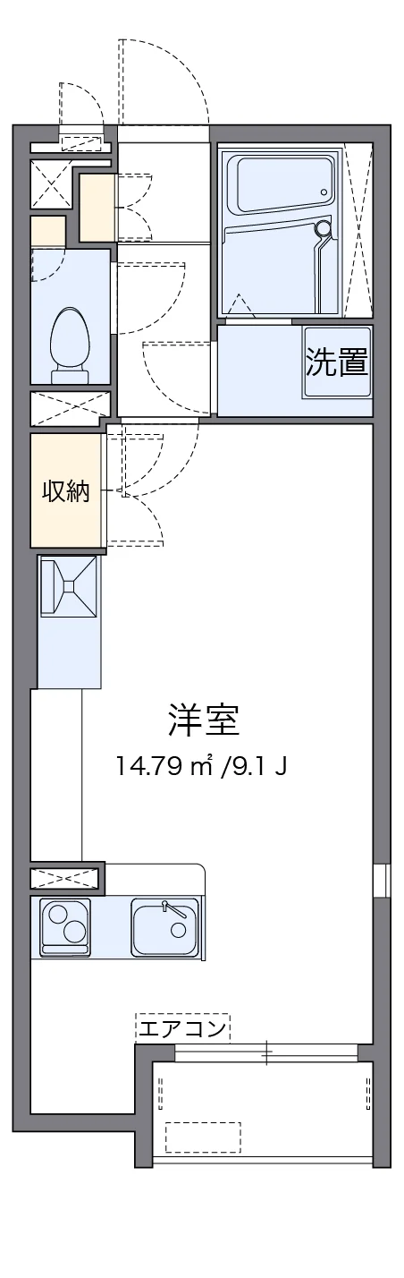 代表的な間取のため実際の間取とは異なる場合があります