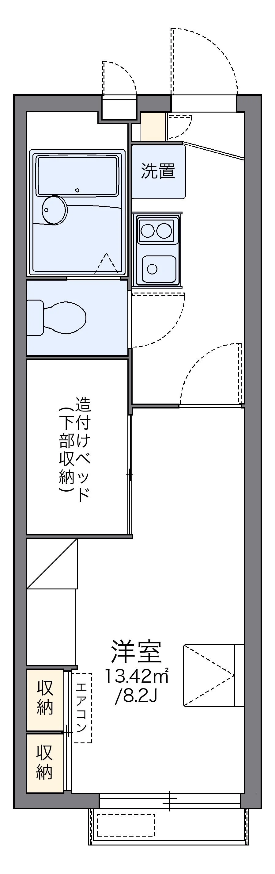 代表的な間取のため実際の間取とは異なる場合があります