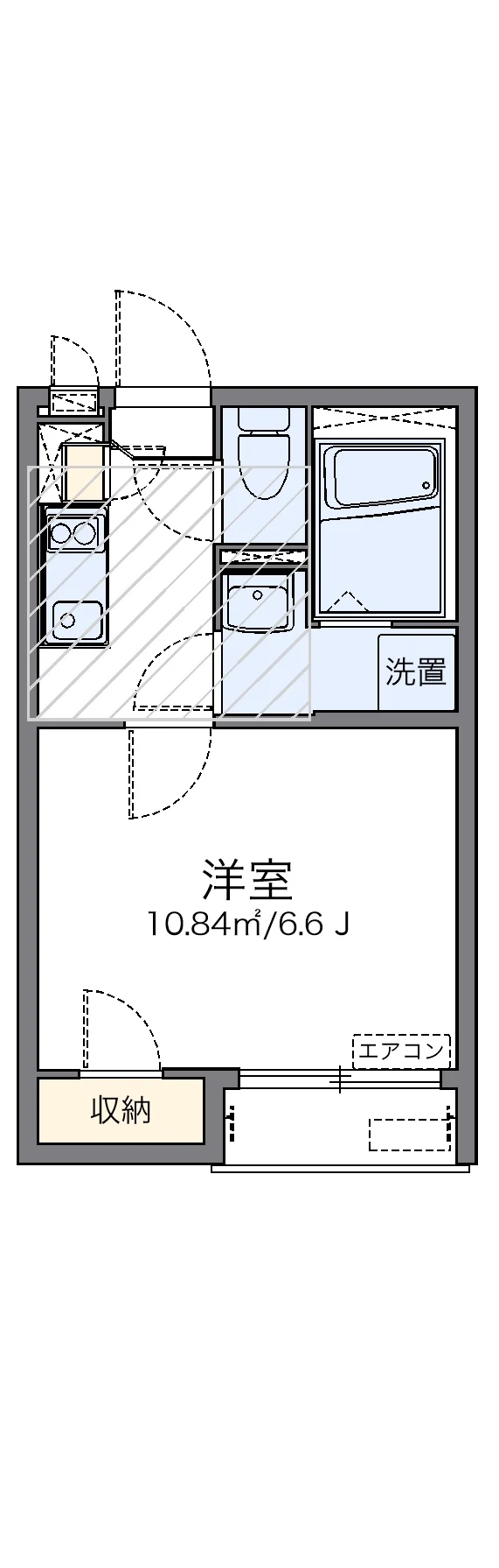 代表的な間取のため実際の間取とは異なる場合があります