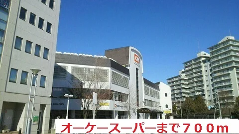 オーケースーパーまで700m