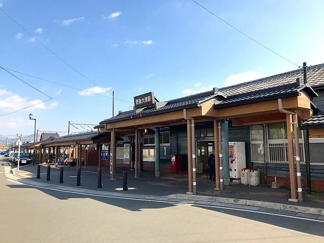 肥後大津駅まで2100m