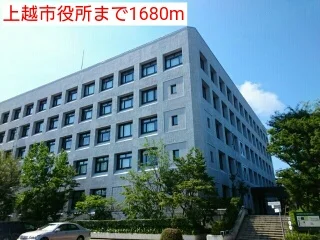 上越市役所まで1680m