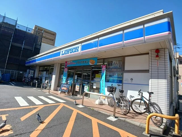 ローソンまで121m