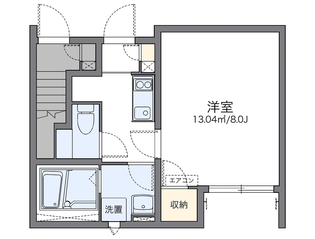 代表的な間取のため実際の間取とは異なる場合があります