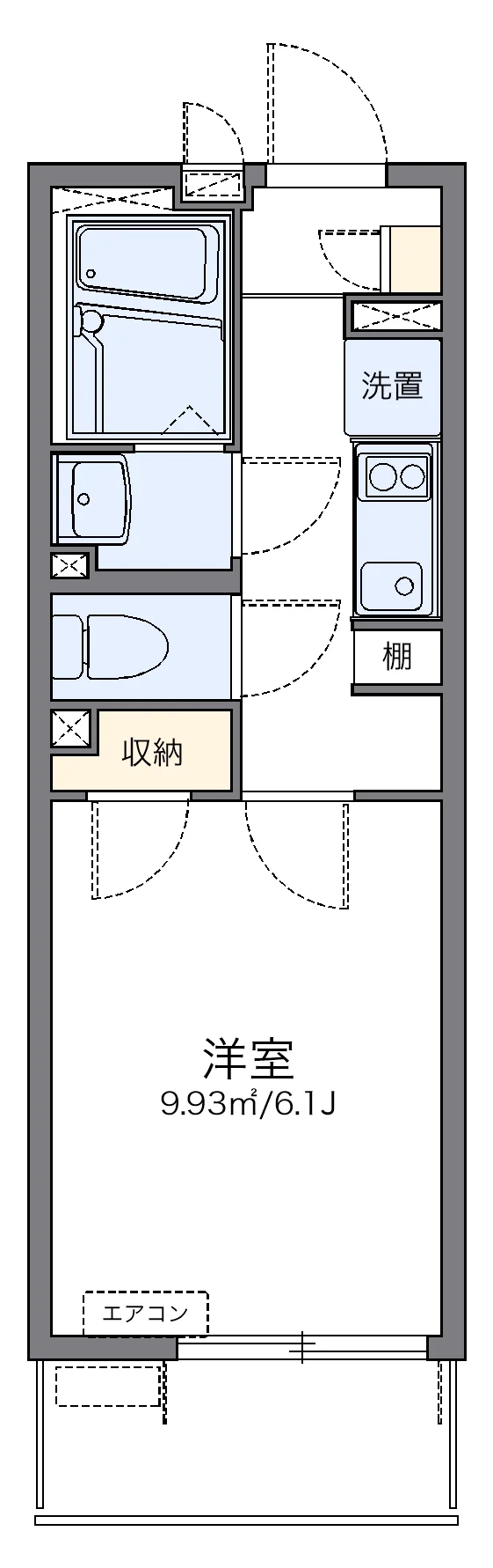 代表的な間取のため実際の間取とは異なる場合があります