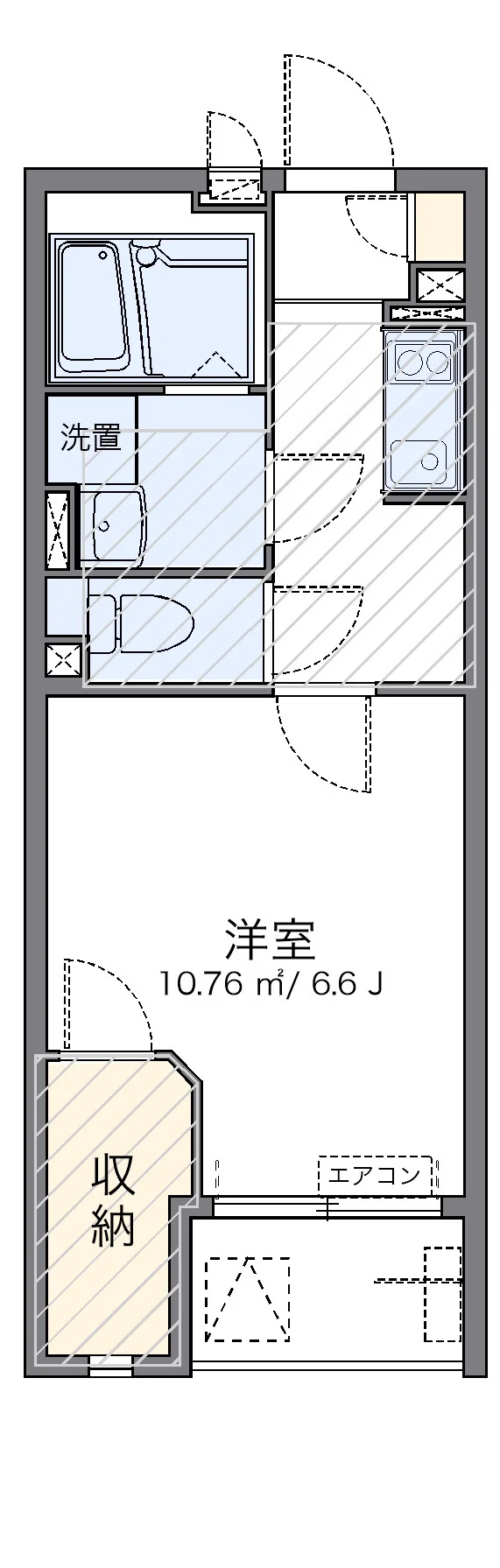 代表的な間取のため実際の間取とは異なる場合があります